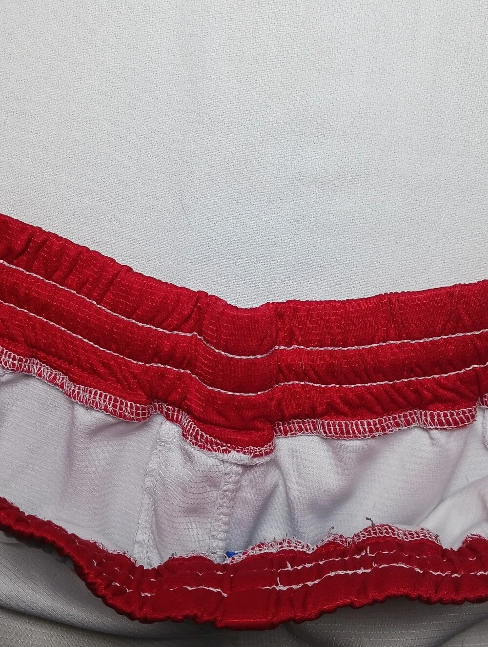 Ultra Game NBA Mens Chicago Bulls Mesh Basketball Shorts XL White Red